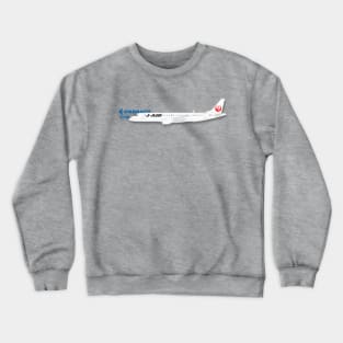 Japan Airlines Embraer E190 Crewneck Sweatshirt